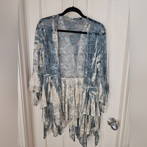 Origami Lace Cardigan Size small 2x